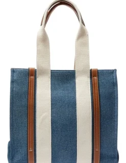 Ravella Sadie Bag in Denim/White