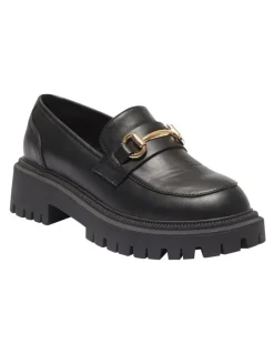 Ravella Samuel Flat Shoes in Black Smooth