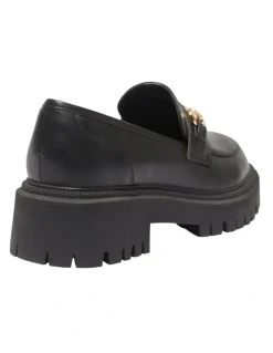Ravella Samuel Flat Shoes in Black Smooth