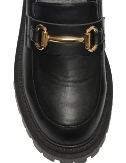 Ravella Samuel Flat Shoes in Black Smooth