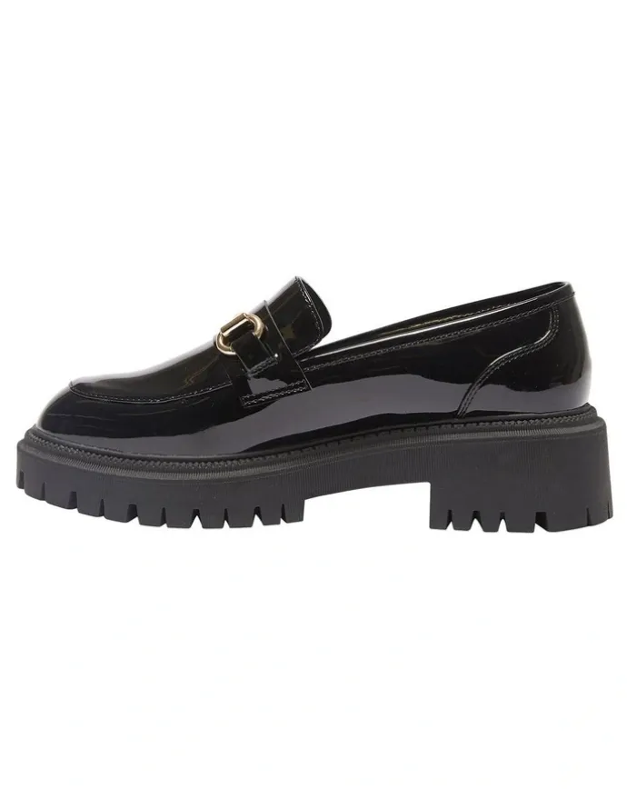 Ravella Samuel Flat Shoes In Black Patent