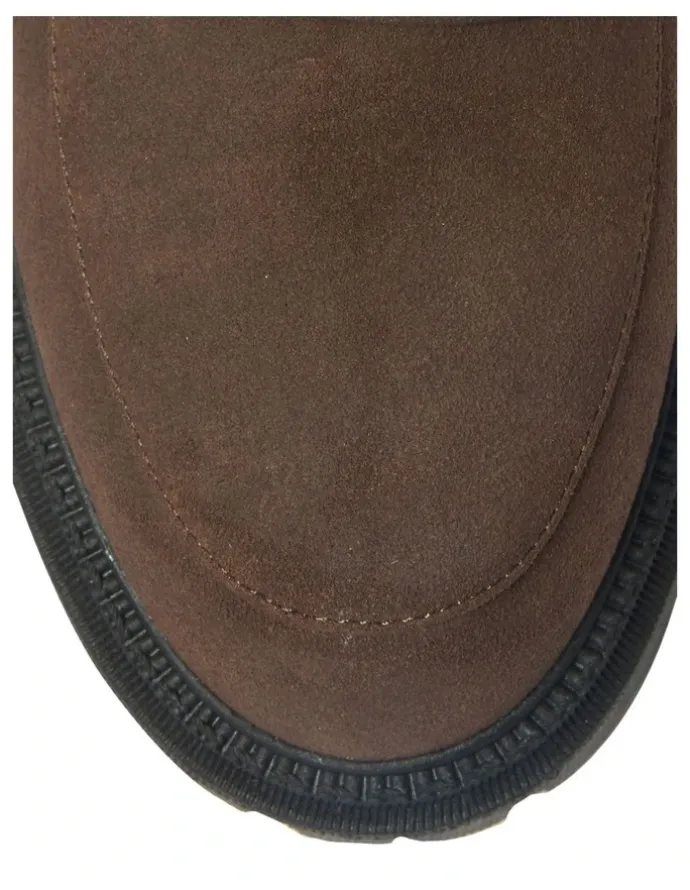 Ravella Samuel Loafers in Chocolate Micro