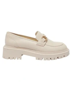 Ravella Samuel Nude Smooth Flat Shoes