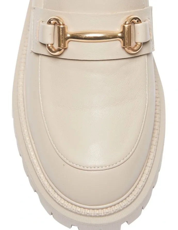 Ravella Samuel Nude Smooth Flat Shoes