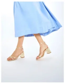 Ravella Shay Sandals in Gold Metallic