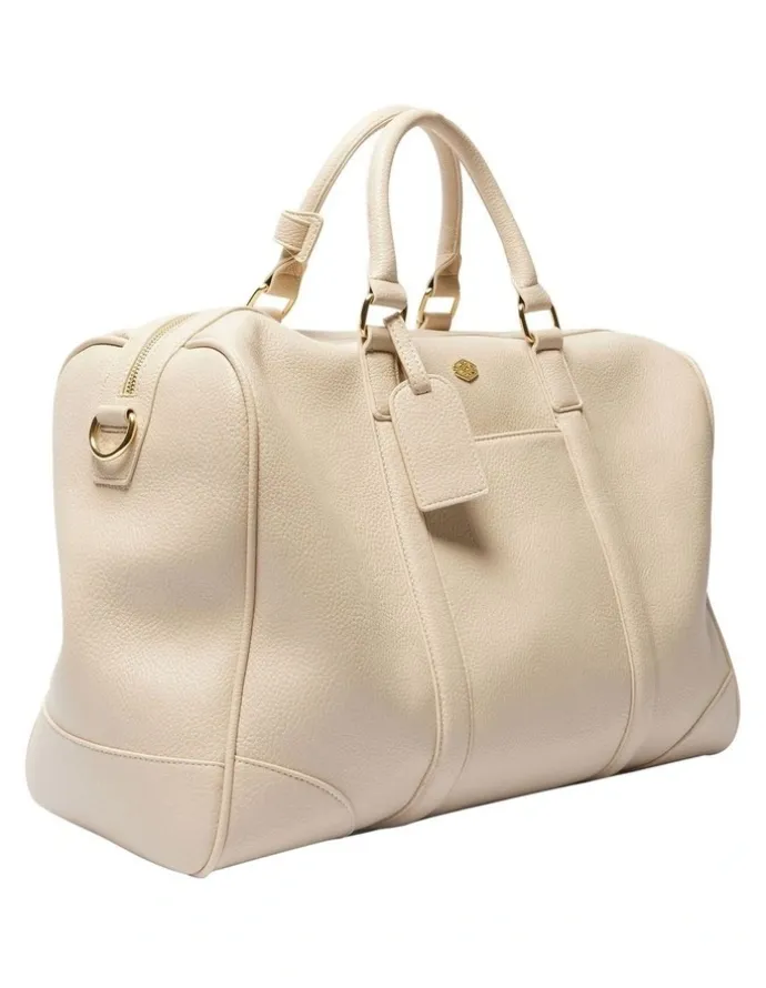 Ravella Siesta Overnight Bag in Bone Pebble