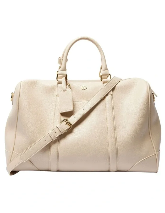 Ravella Siesta Overnight Bag in Bone Pebble