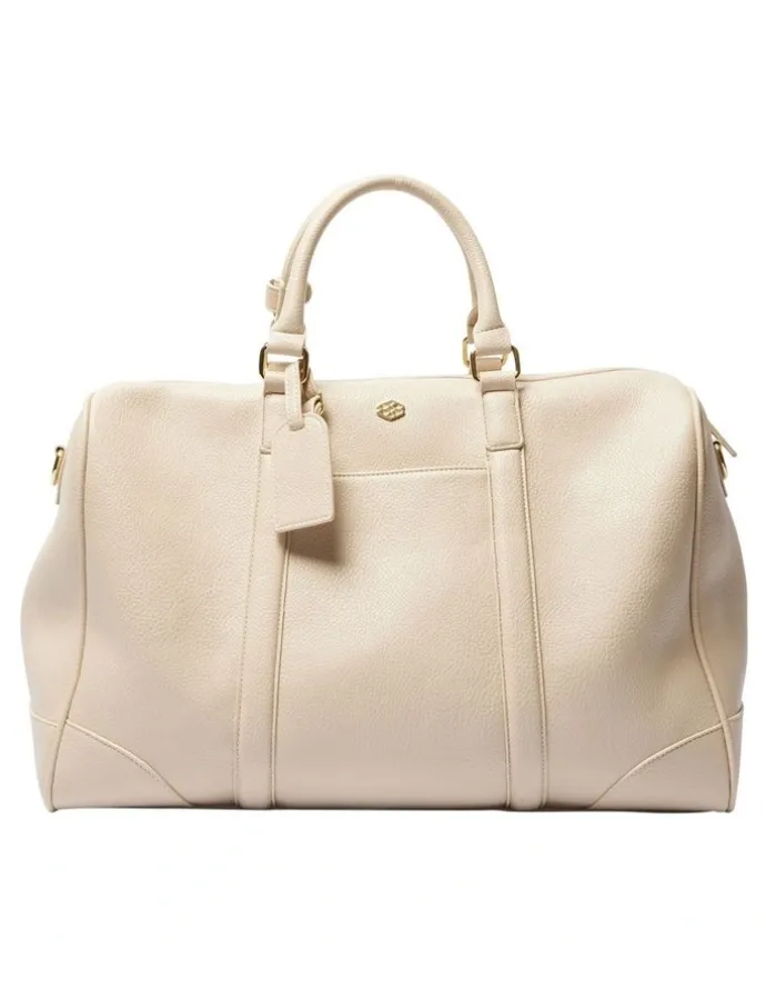 Ravella Siesta Overnight Bag in Bone Pebble