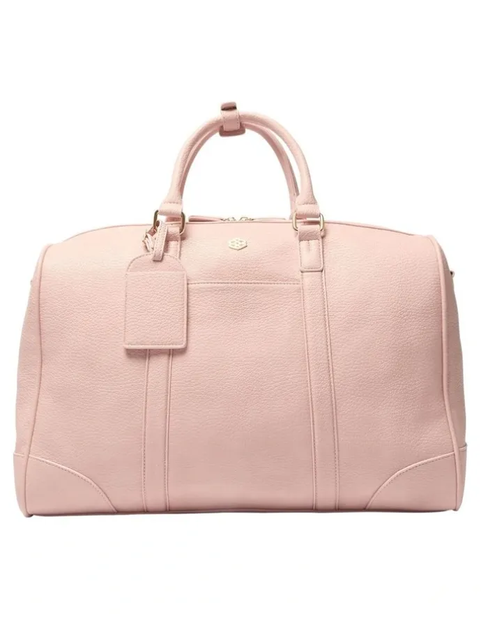 Ravella Siesta Overnight Bag in Baby Pink Pebble