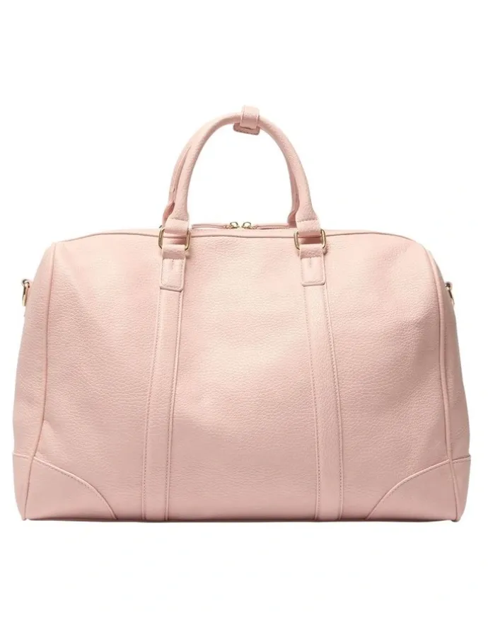 Ravella Siesta Overnight Bag in Baby Pink Pebble