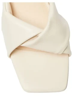 Ravella Skye Heel Sandals in Bone Smooth