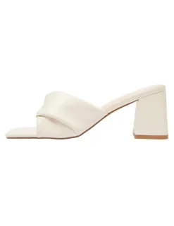 Ravella Skye Heel Sandals in Bone Smooth