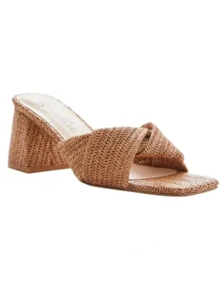 Ravella Skye Sandals in Tan Raffia