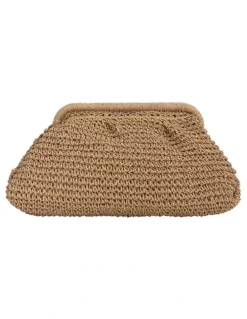 Ravella Soleil Clutch Bag in Natural Raffia