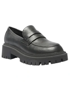Ravella Stetson Flat Shoes in Black