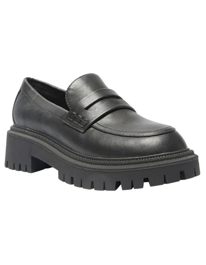 Ravella Stetson Flat Shoes in Black