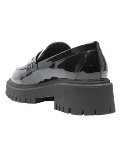 Ravella Stetson Flat Shoes in Black Patent