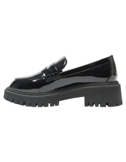 Ravella Stetson Flat Shoes in Black Patent