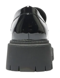 Ravella Stetson Flat Shoes in Black Patent