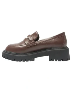 Ravella Stetson Flat Shoes in Chocolate