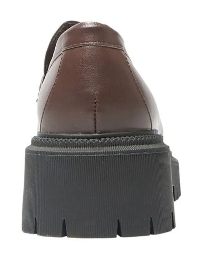 Ravella Stetson Flat Shoes in Chocolate