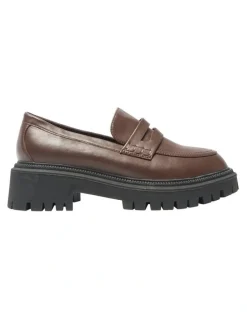 Ravella Stetson Flat Shoes in Chocolate