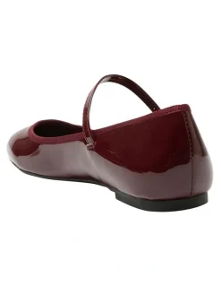 Ravella Sweet Flat Shoes in Cherry Patent
