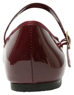 Ravella Sweet Flat Shoes in Cherry Patent