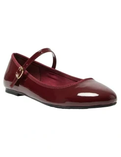Ravella Sweet Flat Shoes in Cherry Patent