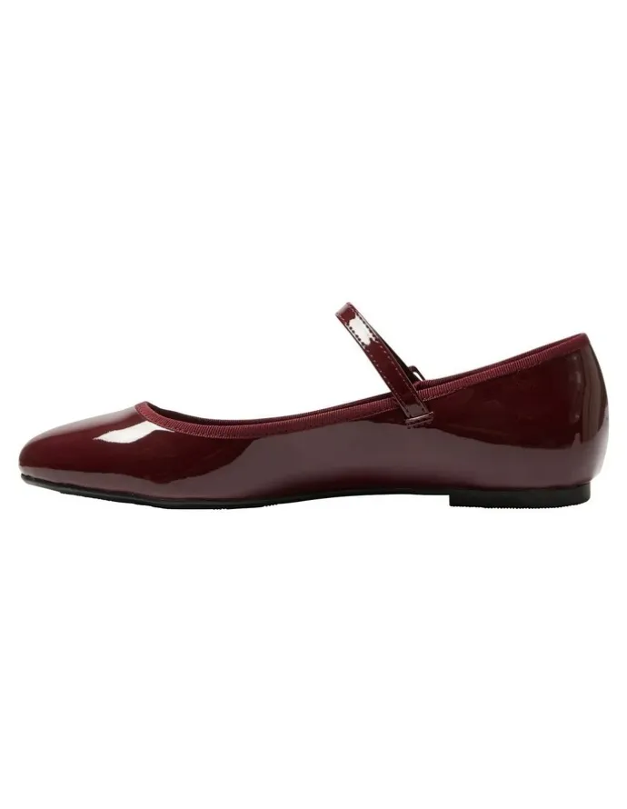 Ravella Sweet Flat Shoes in Cherry Patent