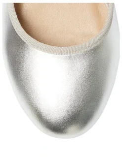 Ravella Sweet Flat Shoes in Silver Metallic