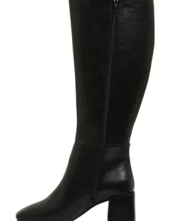 Ravella Tabby Black Smooth Boots