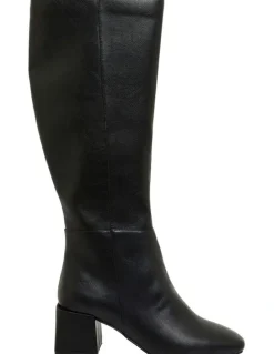Ravella Tabby Black Smooth Boots