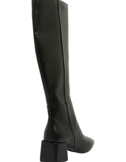 Ravella Tabby Black Smooth Boots