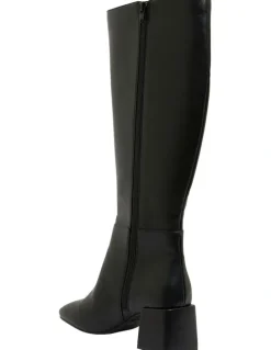 Ravella Tabby Black Smooth Boots