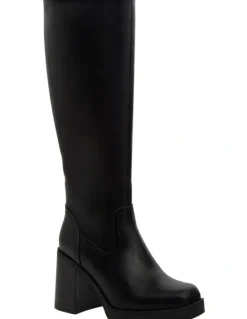 Ravella Tahlia Knee Boots in Black