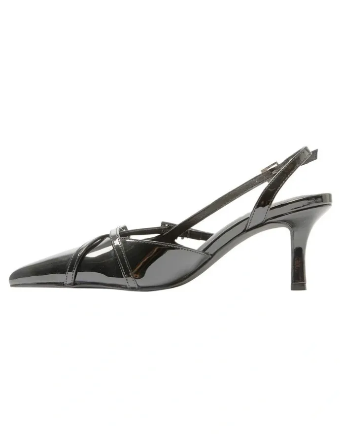 Ravella Veronica Heeled Shoes in Black Patent