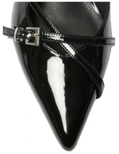 Ravella Veronica Heeled Shoes in Black Patent