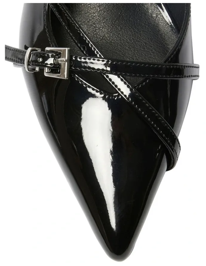 Ravella Veronica Heeled Shoes in Black Patent