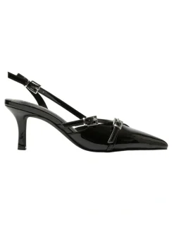 Ravella Veronica Heeled Shoes in Black Patent