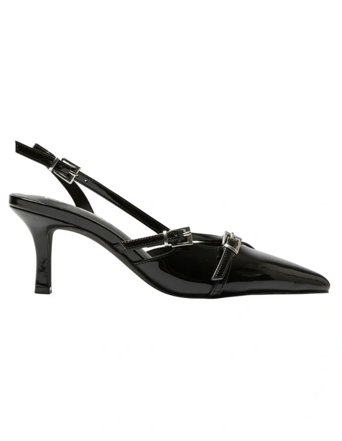 Ravella Veronica Heeled Shoes in Black Patent