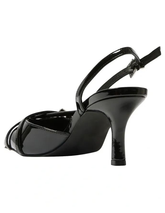 Ravella Veronica Heeled Shoes in Black Patent