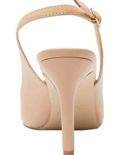Ravella Whiz Heeled Shoes In Nude Smooth