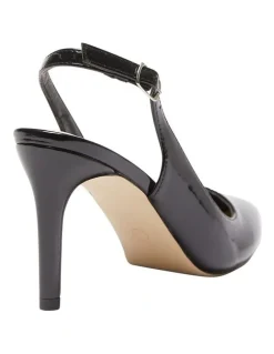 Ravella Whiz Heeled Shoes In Black Patent