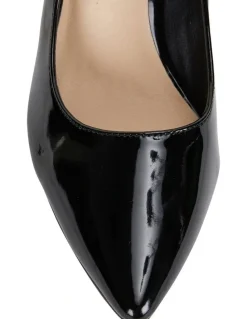 Ravella Wild Black Patent Heeled Shoes