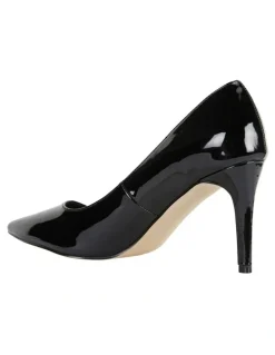 Ravella Wild Black Patent Heeled Shoes