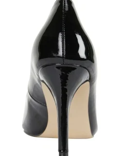 Ravella Wild Black Patent Heeled Shoes