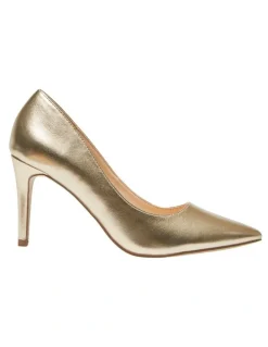 Ravella Wild Heeled Shoes in Gold Metallic