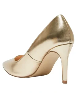 Ravella Wild Heeled Shoes in Gold Metallic
