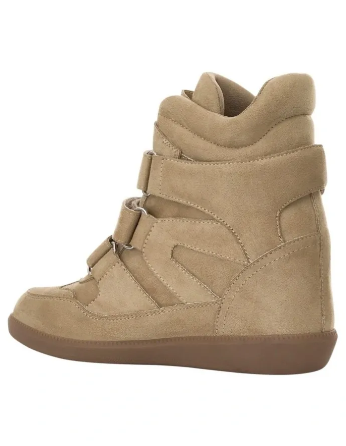 Ravella Willow Sneakers in Taupe Micro